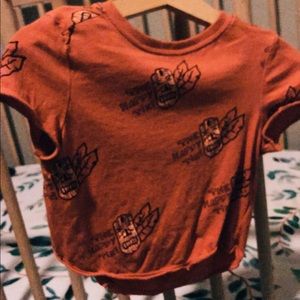 Baby shirt with tiki men!